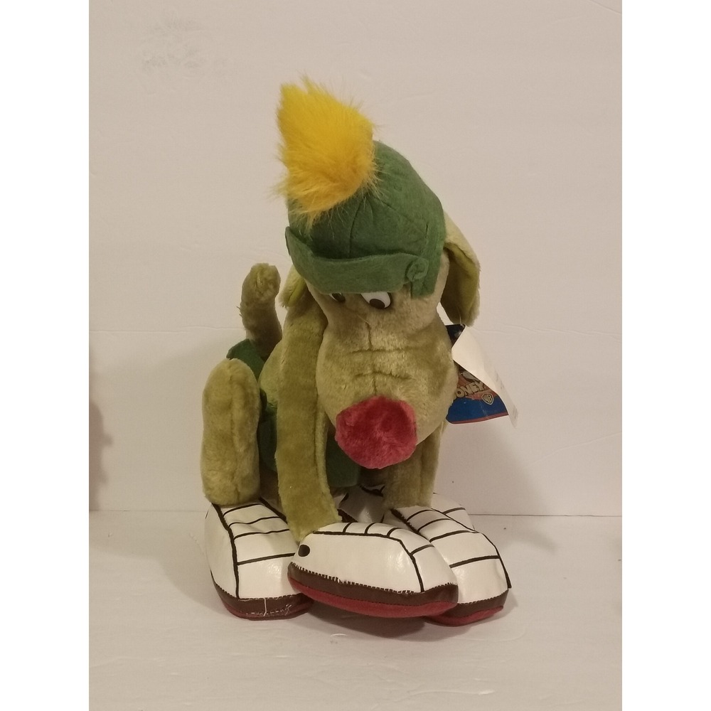 Vintage 1997 Looney Tunes K-9 Martian Dog Plush Ace Novelty Marvin the Martian